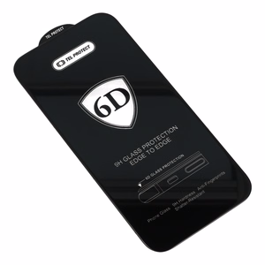 Tel Protect Full Glue 6D Tempered Glass for SAMSUNG GALAXY S22/S23 BLACK (with fingerprint unlock) - 10 PACK