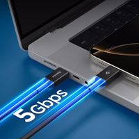 Spigen EB10020CC USB-C laidas 100W 200cm - Juodas