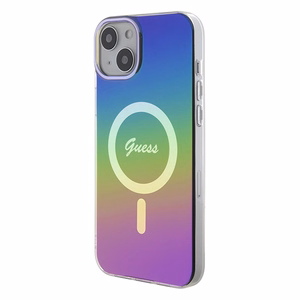 Guess IML Vaivorykštinis Magnetinis dėklas telefonui iPhone 15 Plus / 14 Plus 6.7" - įvairiaspalvis