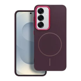 FRAME MAG COVER Dėklas telefonui suderinamas su Magnetiniu Samsung S25 PLUS violetinė