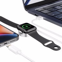 Tech-Protect UltraBoost 2in1 magnetinis įkroviklis su USB-C / Lightning kabeliais Apple Watch 1.5m - baltas