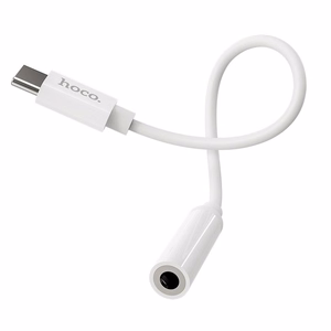Adapteris HOCO USB Type-C (M) - ausinių jungtis 3.5mm (F)
