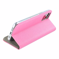 SENSITIVE knygos tipo dėklas telefonui IPHONE 17 šviesiai rožinis