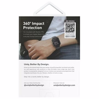 Uniq dėklas Valencia Apple Watch Series 46mm – auksinis/auksinis