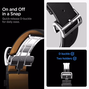 SPIGEN ENZO SAMSUNG GALAXY WATCH 8 / CLASSIC (40 / 44 / 46 MM) juodas