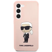 Karl Lagerfeld KLHCS23SSNIKBCP S23 S911 silikoninis dėklas rožinis Ikonik