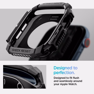 Spigen Rugged Armor dėklas Apple Watch 10 (42mm) - juodas