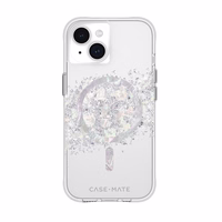 dėklas-Mate Karat MagSafe - dėklas iPhone 15 / iPhone 14 / iPhone 13 decorated with mother of pearl (A Touch of Pearl)