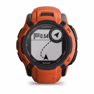 Garmin Instinct 2X Solar 2,79 cm (1.1") MIP 50 mm Skaitmeninis 176 x 176 pikseliai Lietimui jautrus ekranas Raudona GPS (palydovinis)