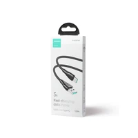 Joyroom Surpass Series A11 USB-A / USB-C 3A kabelis 0.25 m - juodas