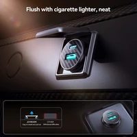 Automobilinis įkroviklis Joyroom JR-CCN16 USB-A/USB-C 15W juodas