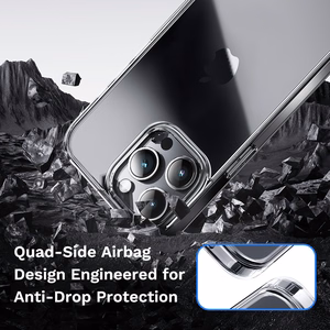 Rock Pure serijos dėklas Iphone 16 Pro Max permatomas