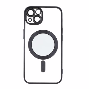 Color Chrome Magnetinis dėklas telefonui iPhone 12 6,1" juodas