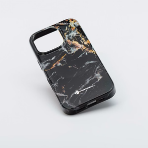 FORCELL F-PROTECT Mirage, militarinio kritimo testuotas dėklas telefonui, MagSafe suderinamas IPHONE 15 PRO juodas