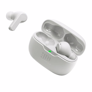 Belaidės ausinės JBL IP54 IPX2 Wave Beam baltos