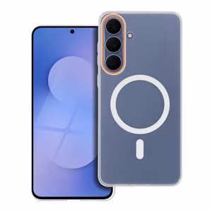 Dėklas skirtas Xiaomi 17 Go Orange Suderinamas su MagSafe skaidrus