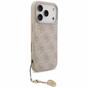 Guess 4G Charms Collection MagSafe dėklas telefonui iPhone 17 Pro - rožinis