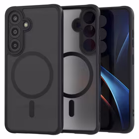 Hybrid Mag dėklas Galaxy S25 juodas