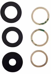 Samsung A165 A16 4G/A166 A16 5G kameros stikliukas Black (only lens 3pcs) ORG