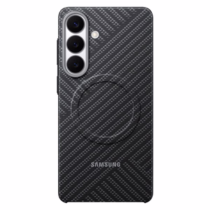 Samsung Carbon Magnet dėklas Samsung Galaxy S26+, suderinamas su MagSafe – pilkas