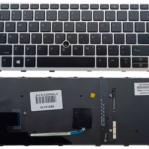 Klaviatūra HP Elitebook 730, 735, 830 G5/G6, with backlight and trackpoint