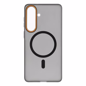 Case for Samsung S26 Plus Go Orange compatible with MagSafe black