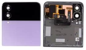 Ekranas Samsung F721 Z Flip4 5G su lietimui jautriu stikliuku ir rėmeliu išorinis (Outer) Bora Purple originalus (used Grade C)