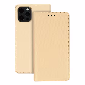 Išmanusis knygos MAGNETINIS dėklas telefonui XIAOMI 12 PRO AUKSINIS