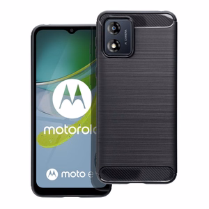 CARBON dėklas telefonui MOTOROLA E13 juodas