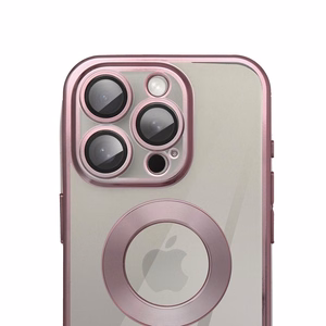 Чехол для iPhone 16e (SE 4 2025) / 17e Glam пудровый розовый