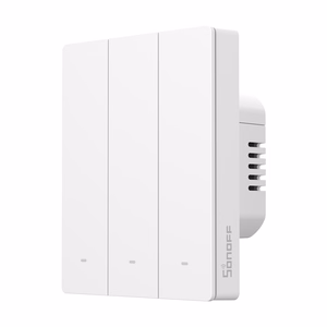 Išmanusis jutiklinis sieninis jungiklis Sonoff ZBM5-3C-80W (3 kanalai) Zigbee