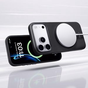 Benks Magnetic Vita Pro silikoninis dėklas (C.K.QY.AP.BK.0073) iPhone 18 Pro Max/17 Pro Max, juodas, su kameros valdymo mygtuku