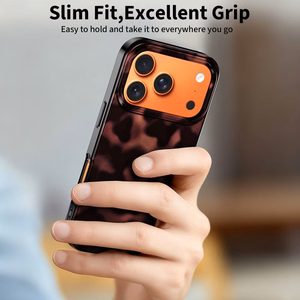 Tech-Protect Lamano MagSafe dėklas iPhone 17 Pro Max telefonui - juodas ir raudonas