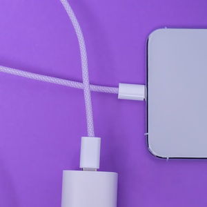 Maxlife MXUC-06 кабель USB-C - USB-C 1,0 m 20W фиолетовый нейлон