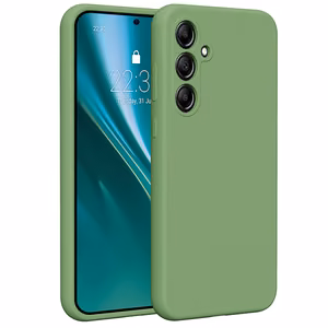 Etteri Silicone case for Samsung Galaxy A35 5G light green