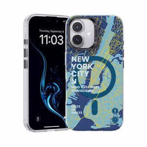 Benks Magnetinė City New York dėklas Iphone 16 Plus