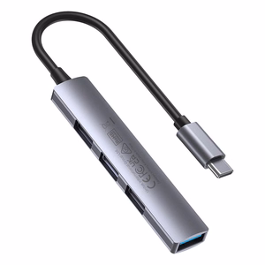 Unitek H1208B USB-C šakotuvas / 3x USB-A 2.0, USB-A 3.0