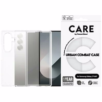 CARE by PanzerGlass Flagship Urban Combat Dėklas telefonui skirtas Samsung Galaxy Z Fold 7 - Skaidrus