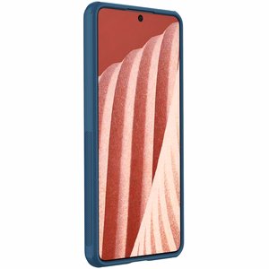 Nillkin Super Frosted Shield Pro patvarus dėklas Samsung Galaxy A73 mėlynas