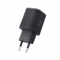 Tech-Protect NCM33W 2 jungčių PD33W/QC3.0 sieninis įkroviklis - juodas