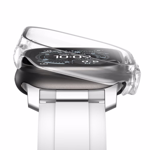 AmazingThing Radix grūdintas stiklas su dėklu Apple Watch UItra 3 49mm - Skaidrus