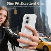 Tech-Protect MagSlim Magnetinis dėklas telefonui iPhone 17 - matinė balta