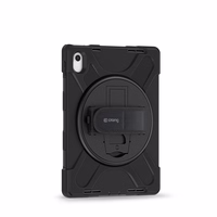 Crong Defender Plus - Rugged dėklas iPad 11" A16 (2025) / 10.9" (2022) (juodas)