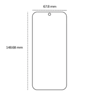 Grūdintas stiklas 2,5D skirtas Google Pixel 9 / 9 Pro