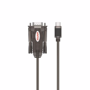 UNITEK Y-1105K nuoseklus laidas Juodas 1,5 m DB-9