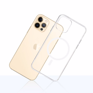 3mk permatomas magnetinis dėklas telefonui Apple iPhone 12 Pro Max