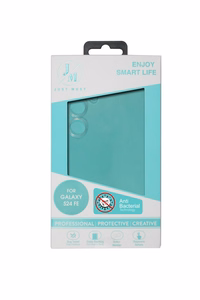 JM ANTI-BACTERIA TPU dėklas Galaxy S24 FE skaidrus