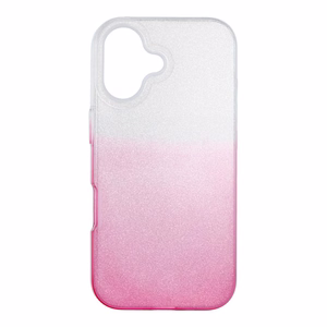 Švytintis dėklas telefonui IPHONE 17 - skaidrus rožinis