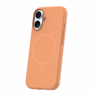 Silicone Thin Mag dėklas iPhone 17 6,3" karamelė