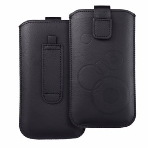 Deko universalus dėklas – Iphone 3G/4/4S / Samsung S5830 Galaxy Ace/S6310 Young, juodas